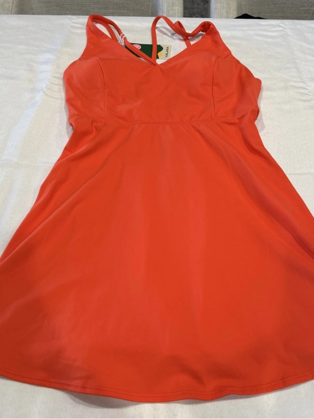 Cloudful™ Fabric Backless Crisscross Side Pocket 2-Piece Barre Ballet Dress M - Picture 4 of 6